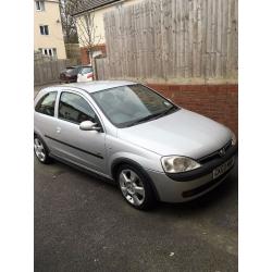 2003 Vauxhall Corsa 1.4 16v SRI Silver 3 door