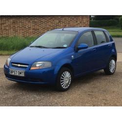 2007 '57' Chevrolet Kalos 1.2 SE 5 Door 67,000 Miles Only