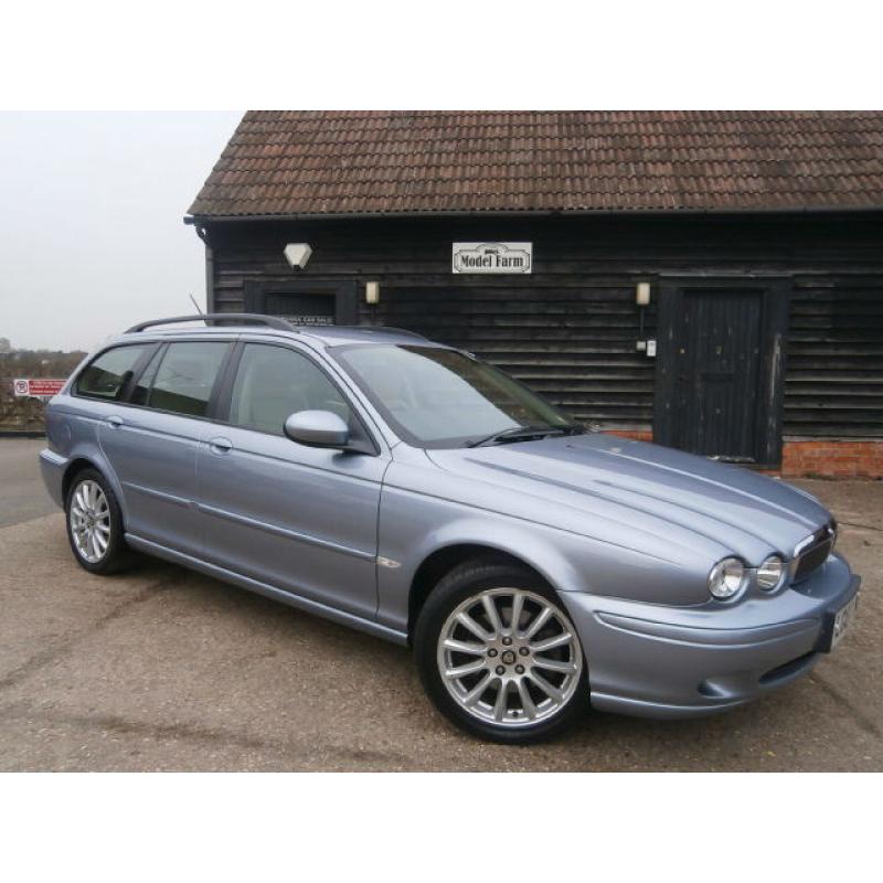 07 JAGUAR X-TYPE 2.5 V6i AUTOMATIC 4X4 TOURING/ESTATE NEW MOT 71K FMDSH 7 STAMPS