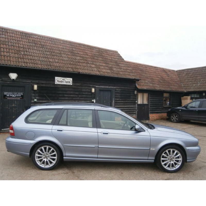 07 JAGUAR X-TYPE 2.5 V6i AUTOMATIC 4X4 TOURING/ESTATE NEW MOT 71K FMDSH 7 STAMPS