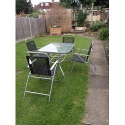 Garden Table and Chairs.