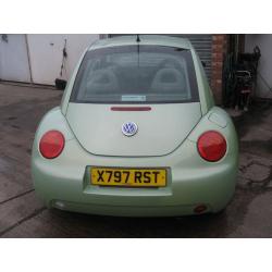 EXCELLENT SEPT 2000 2LTR VW BEETLE WITH LOW MILEAGE