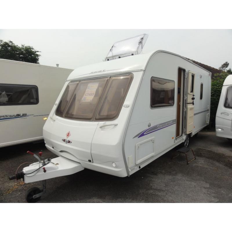 2005 Swift Challenger 500 fixed bed caravan