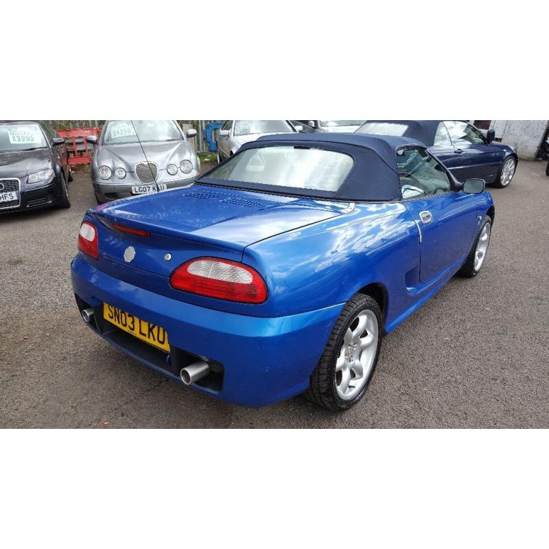 MG TF 1.6 Cool Blue ++MOT APRIL 17+JUST SERVICED++GREAT DRIVER ++6 MONTH WARRANTY INCLUDED