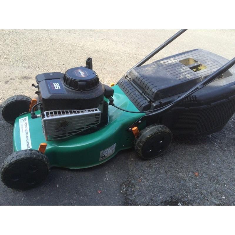 Cheap petrol lawn mower