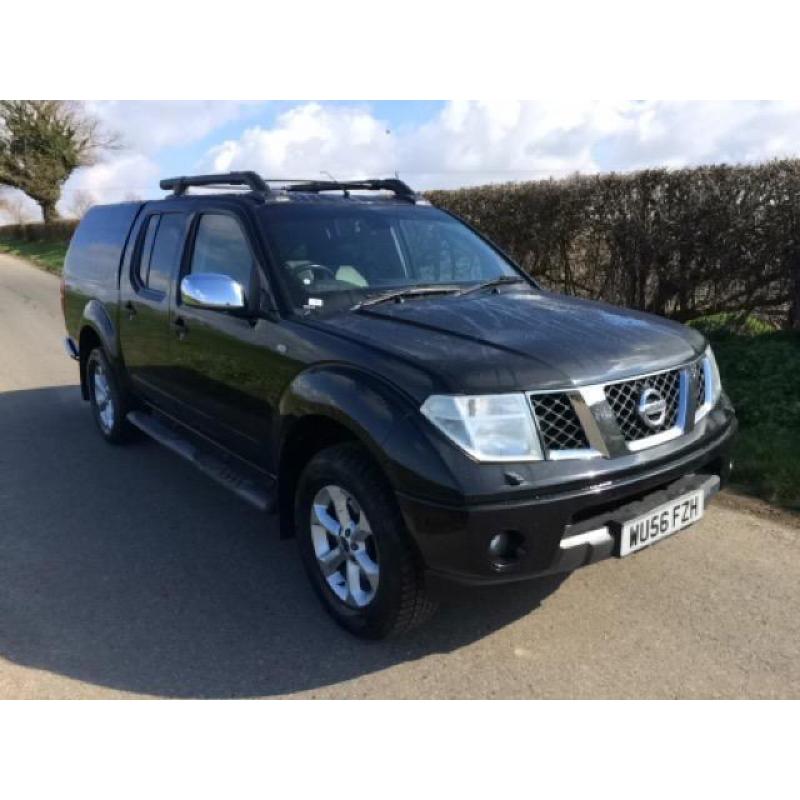 2006 56 NISSAN NAVARA 2.5 AVENTURA DCI 4X4 SHR SWB D/C 1D AUTO 174 BHP DIESEL