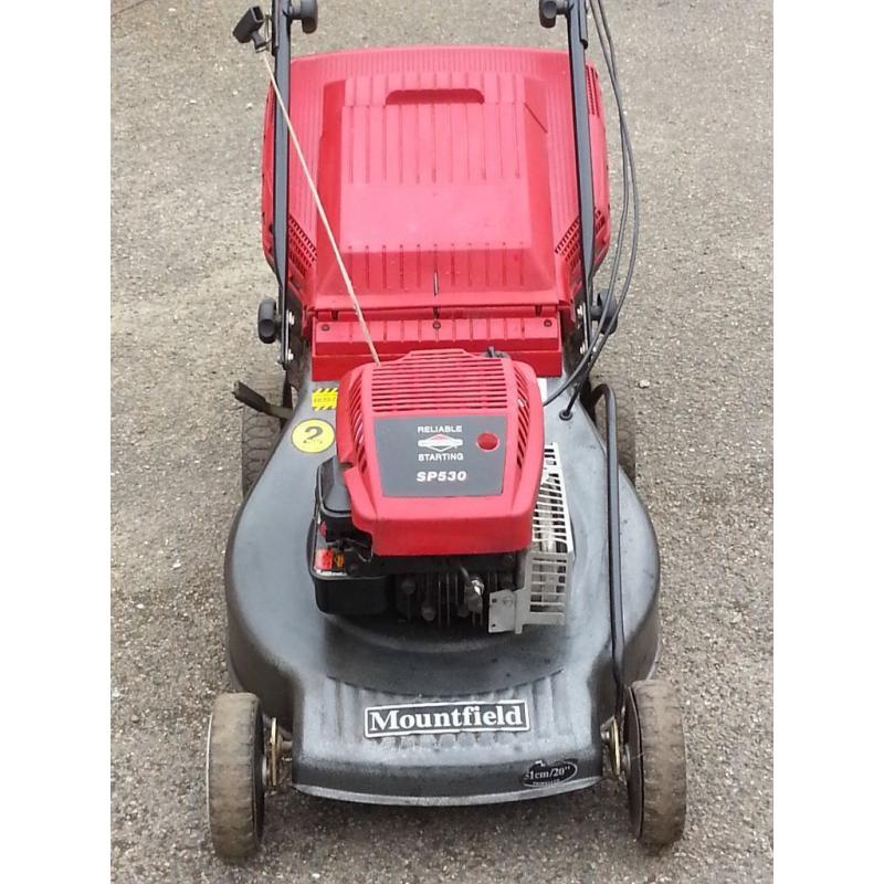 MOUNTFIELD SP530 20" PETROL LAWNMOWER BEEN SERVICED