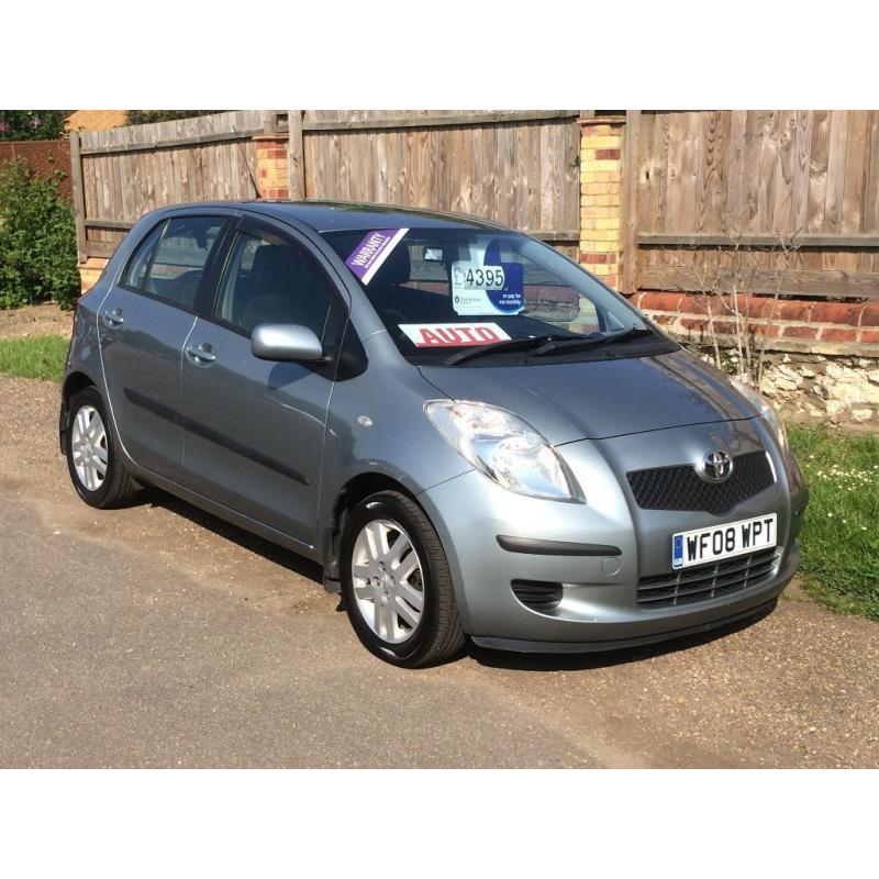 Toyota Yaris 1.3 TR MM Automatic Petrol Hatchback. Full Service History