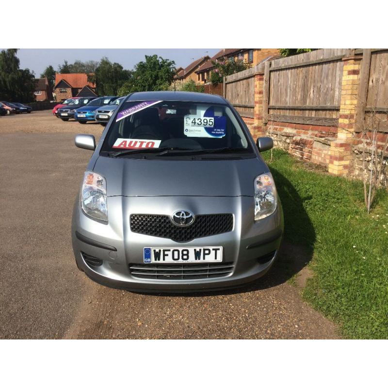 Toyota Yaris 1.3 TR MM Automatic Petrol Hatchback. Full Service History