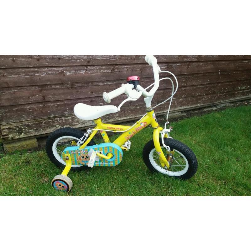 Girls 10 inch bike