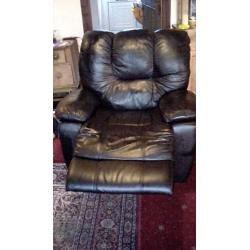 Leather Recliner Armchair