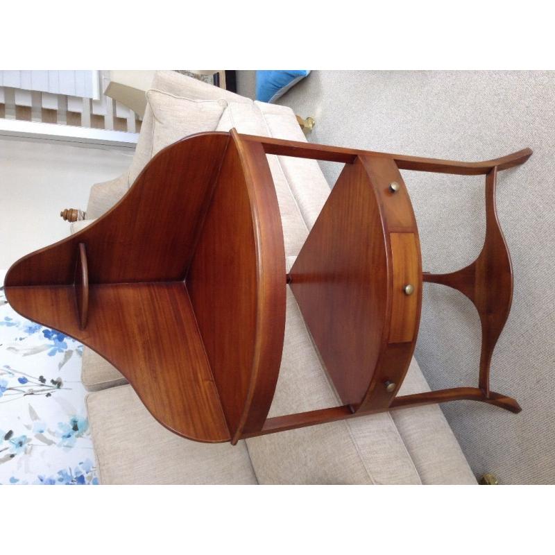 Walnut vaneer corner unit