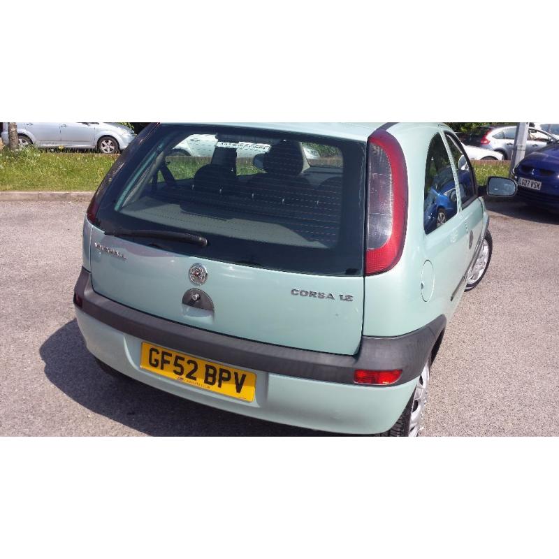 vauxhall corsa 1.2 full service history 52 reg