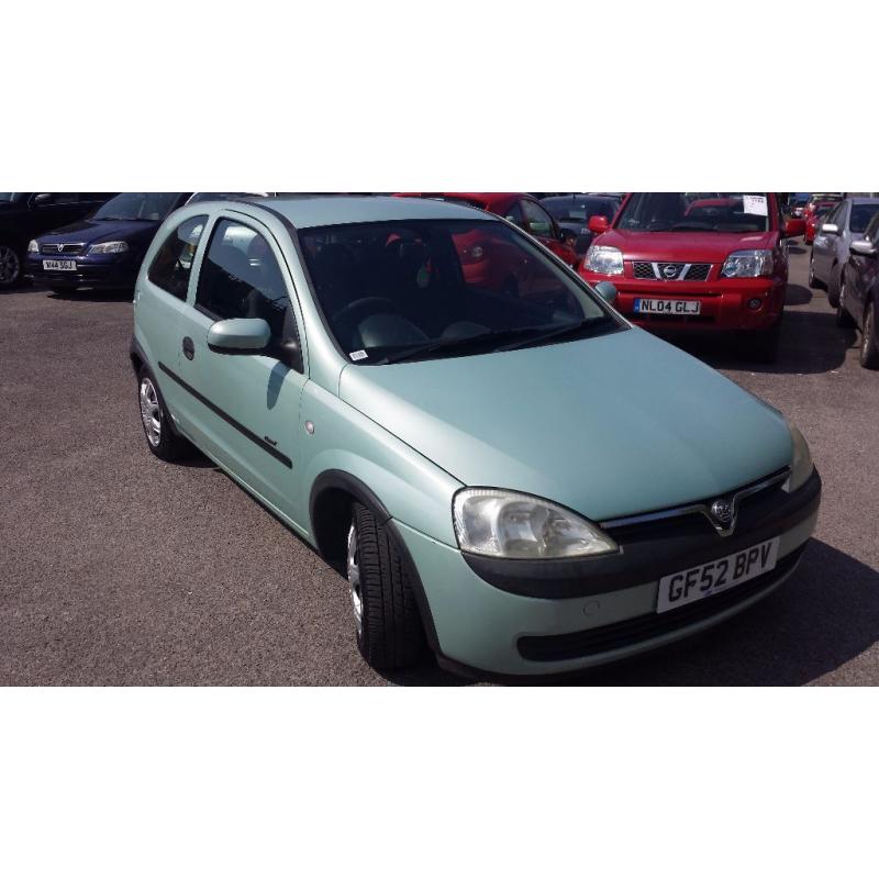 vauxhall corsa 1.2 full service history 52 reg