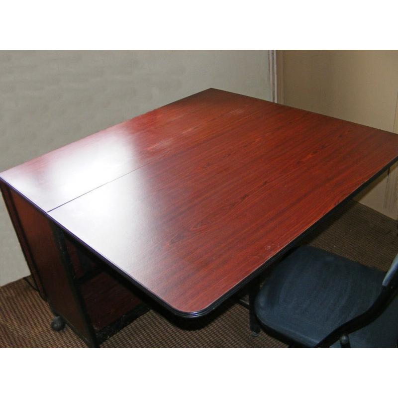 Space saver table with six chairs for sale