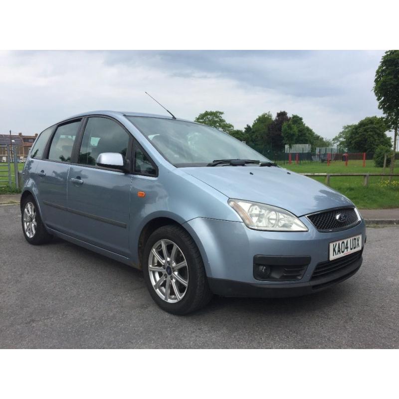 2004 FORD C-MAX ZETEC FOCUS 1.6ltr DIESEL MPV MOT NO ADVISORIES