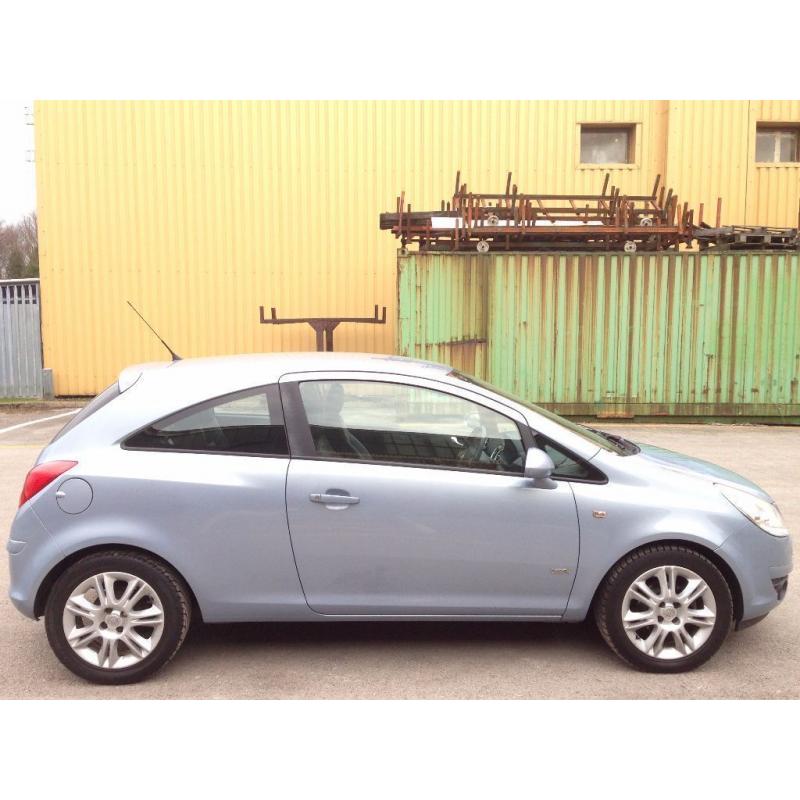 VAUXHALL CORSA 1.2 SXI 3DOOR,HPI CLEAR,1 OWNER,YEAR M.O.T,PRIVACY TINTED GLASS,ALLOYS,AUX,FOG LIGHTS