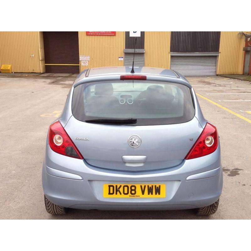 VAUXHALL CORSA 1.2 SXI 3DOOR,HPI CLEAR,1 OWNER,YEAR M.O.T,PRIVACY TINTED GLASS,ALLOYS,AUX,FOG LIGHTS