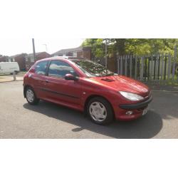 PEUGEOT 206 1.4 DIESEL 12 MONTHS MOT