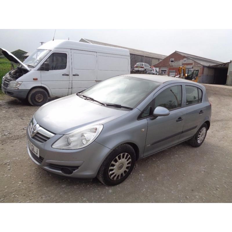 2007 VAUXHALL CORSA 1.3 CDTI LIFE 5DOOR HATCHBACK GREY