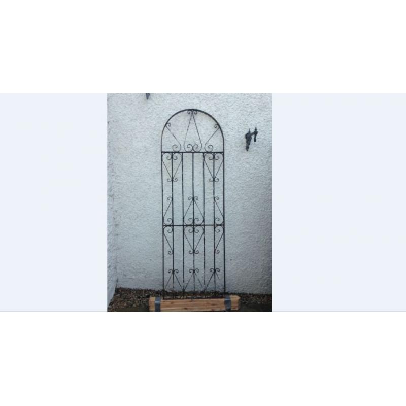 Wrought Iron Panel (Suitable as Gate) 6 ft x 2 ft