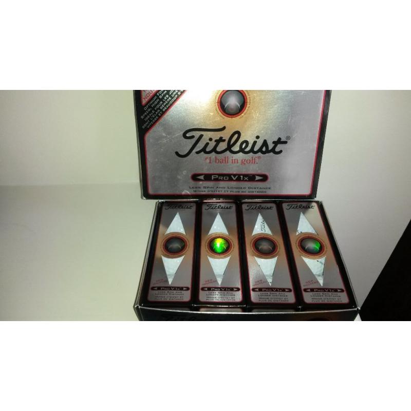 Titleist Pro V1x Golf Balls x 12