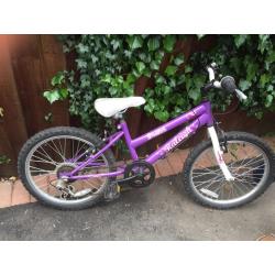 Girls Raleigh bike 7-8 yrs