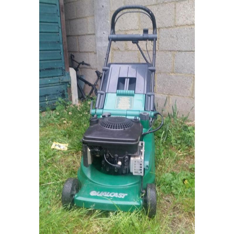 Qualcast petrol lawnmower