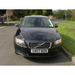 07 REG VOLVO S80 2.4 D5 DIESEL 185bhp SE SPORT 4 DOOR SALOON IN METALLIC BLUE