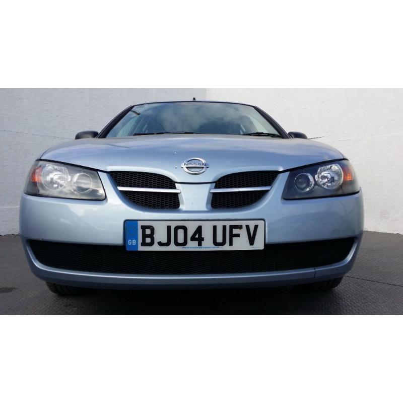 2004?Nissan Almera ?Petrol 1.5 ? 5 Doors Manual ? 1 Year MOT ? HPI Clear?Service Histroy