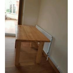 Small oak table