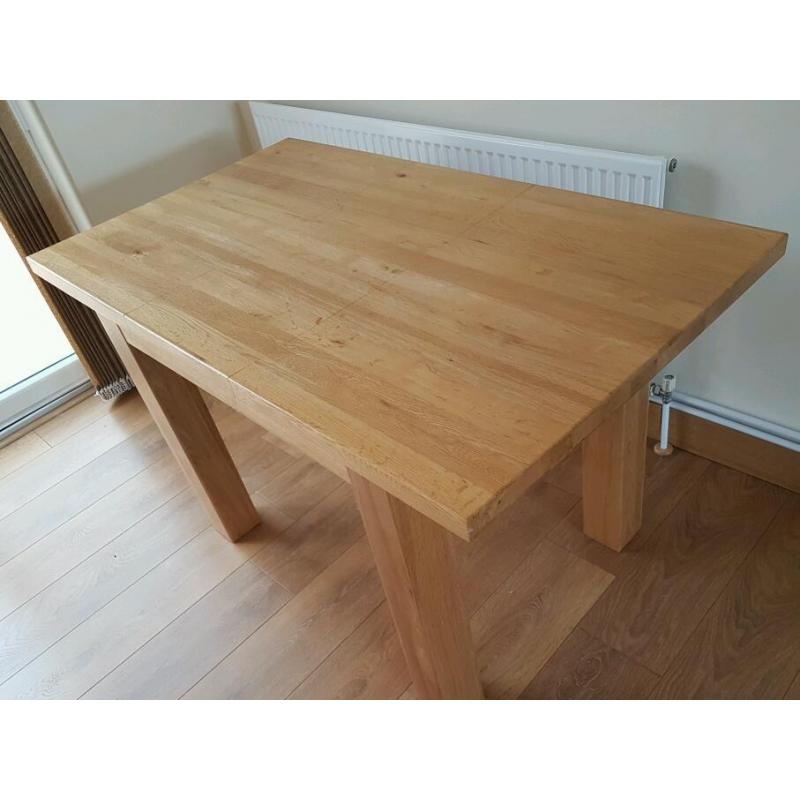 Small oak table