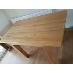 Small oak table