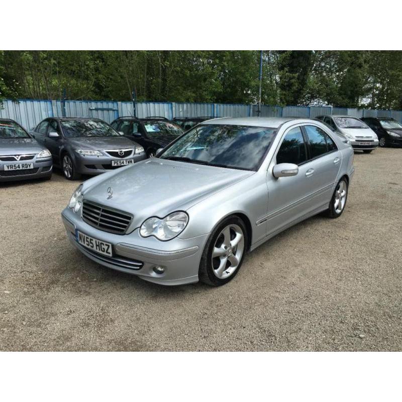 2005 55 MERCEDES-BENZ C CLASS 2.1 C220 CDI AVANTGARDE SE 4D AUTO 148 BHP DIESEL