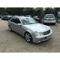 2005 55 MERCEDES-BENZ C CLASS 2.1 C220 CDI AVANTGARDE SE 4D AUTO 148 BHP DIESEL