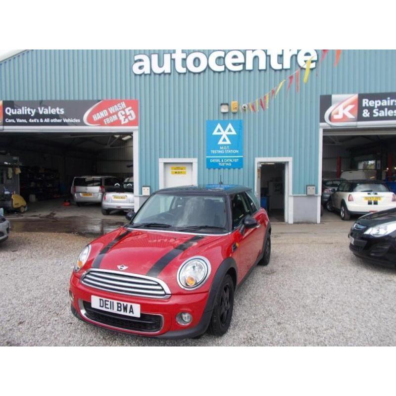 2011 11 MINI HATCH ONE 1.6 ONE D 3D 90 BHP DIESEL