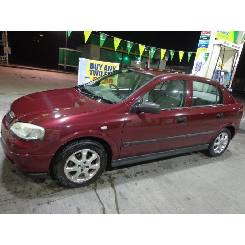 2003 top spec vauxhall astra 1.7 dti diesel with long mot cheap tax and FREE DELIVERY