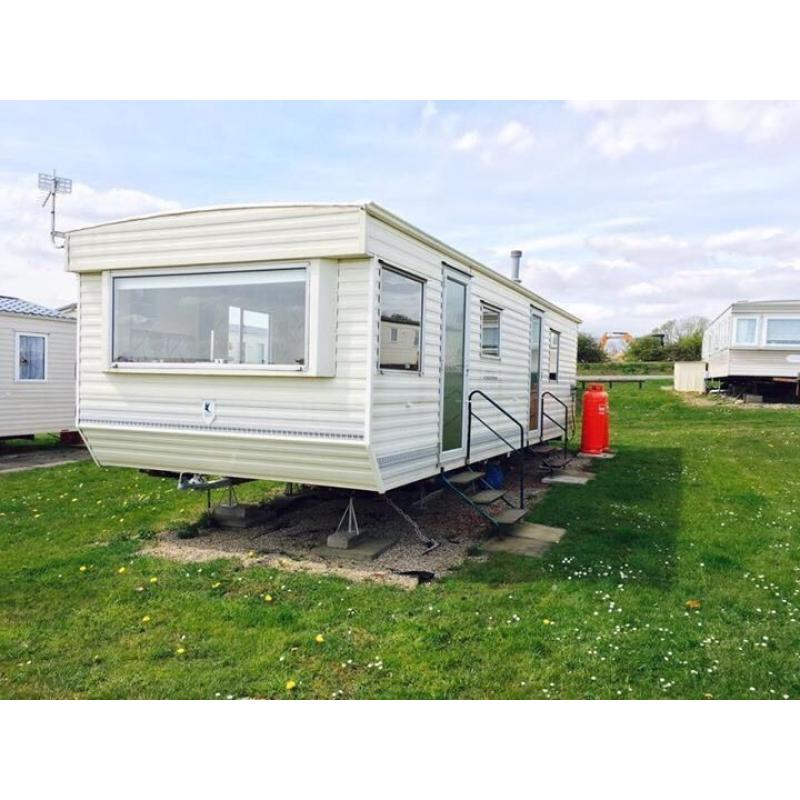 CHEAP STATIC CARAVAN FOR SALE AT SANDY BAY HOLIDAY PARK NORTHUMBERLAND NEAR NEWCASTLE, AMBLE, BLYTH