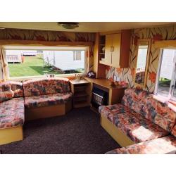 CHEAP STATIC CARAVAN FOR SALE AT SANDY BAY HOLIDAY PARK NORTHUMBERLAND NEAR NEWCASTLE, AMBLE, BLYTH