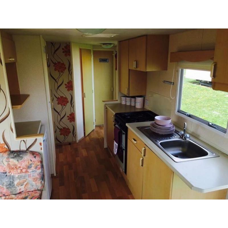 CHEAP STATIC CARAVAN FOR SALE AT SANDY BAY HOLIDAY PARK NORTHUMBERLAND NEAR NEWCASTLE, AMBLE, BLYTH