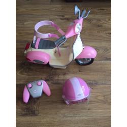 Baby born dolls remote controlled scooter