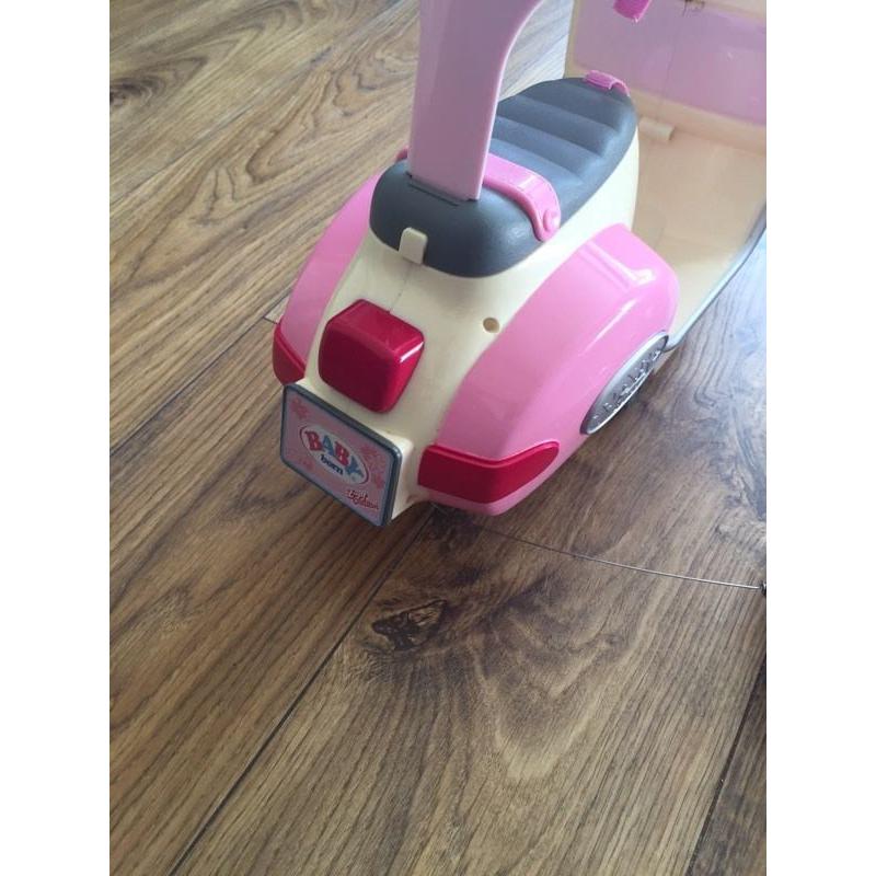 Baby born dolls remote controlled scooter