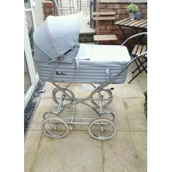 VINTAGE SILVER CROSS PRAM