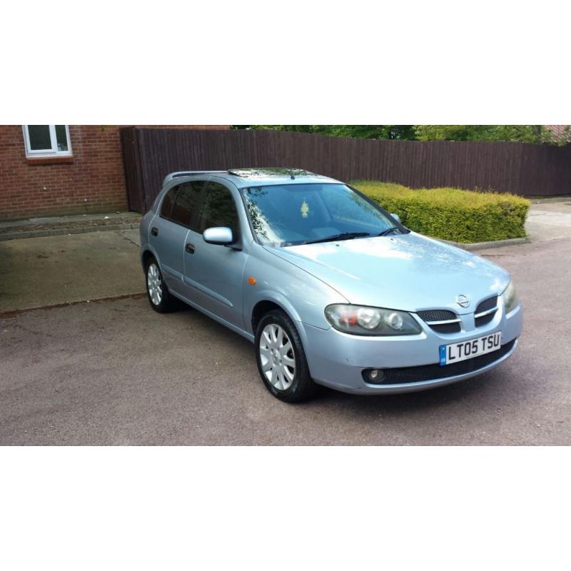 NISSAN ALMERA 2005 TOP SPEC SVE NAVI-FRESH MOT-PARKING SENSORS