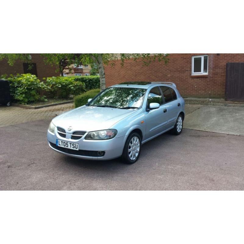 NISSAN ALMERA 2005 TOP SPEC SVE NAVI-FRESH MOT-PARKING SENSORS