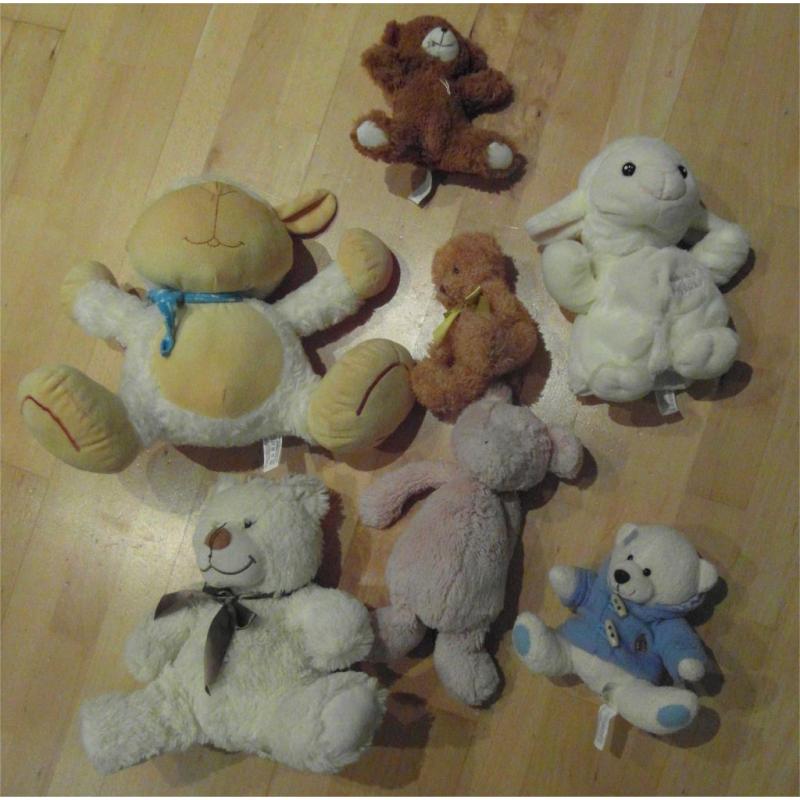 Assorted Cuddly Toys (x7)