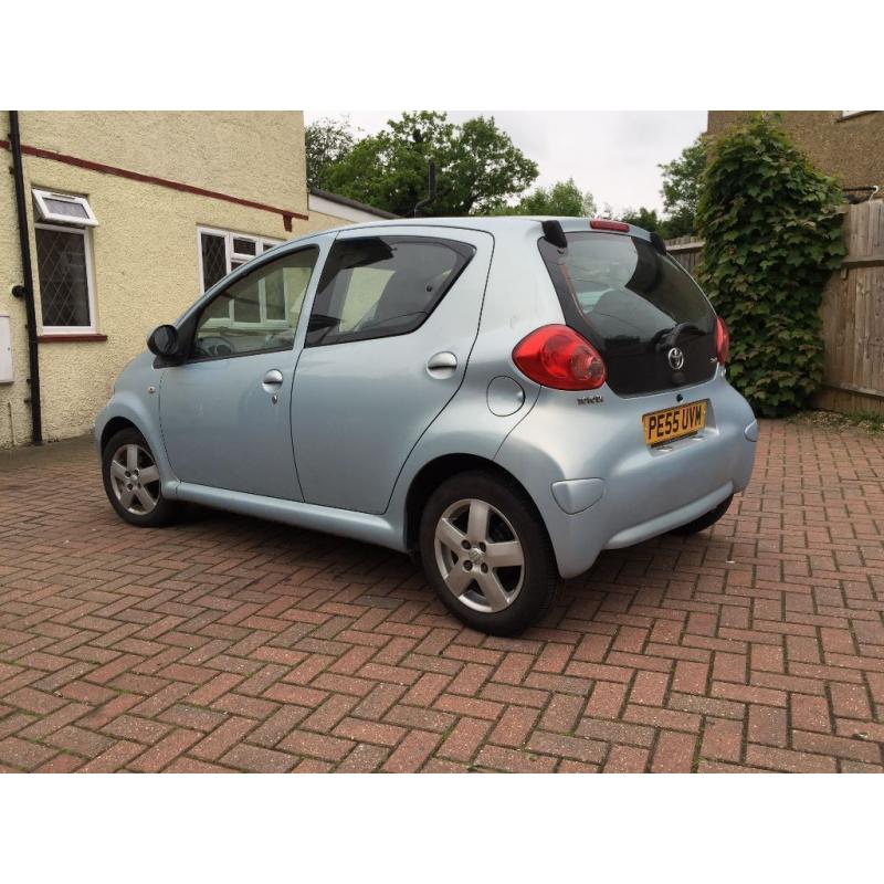 Toyota Aygo 1.0 Sport VVTI (2005/55 Reg) - 5 Door - Sky Blue - 84k - FSH -