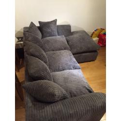 3 month old grey corner sofa