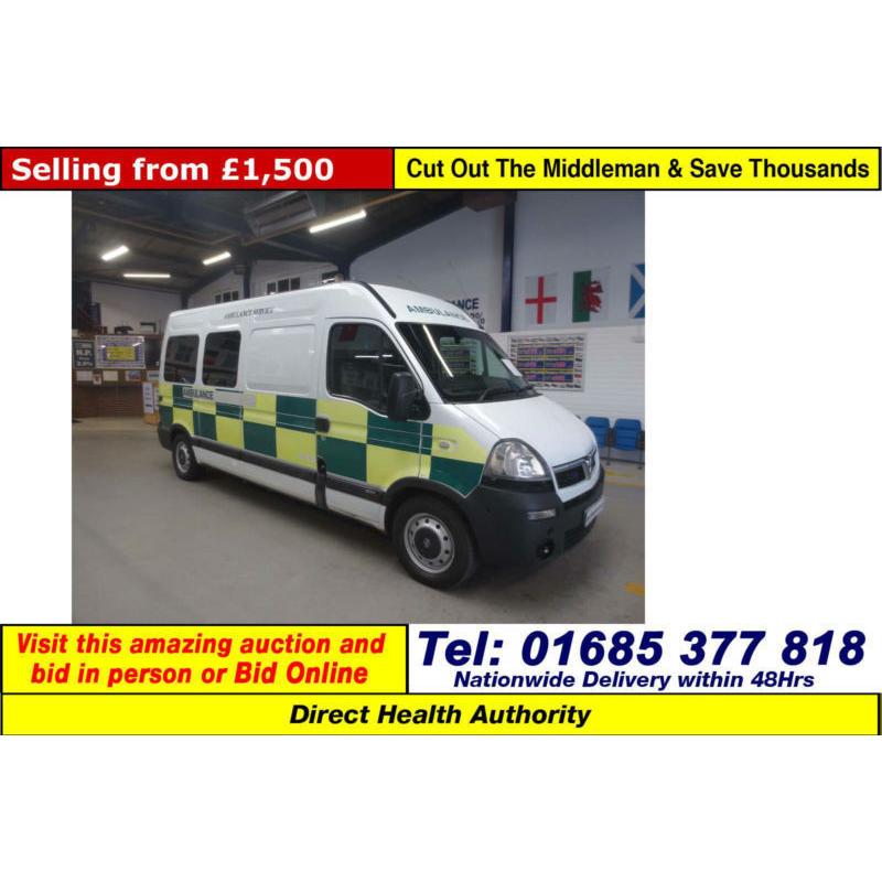 2005 - 05 - VAUXHALL MOVANO 3500 2.5CDTI DISABLED ACCESS PTS BUS (GUIDE PRICE)