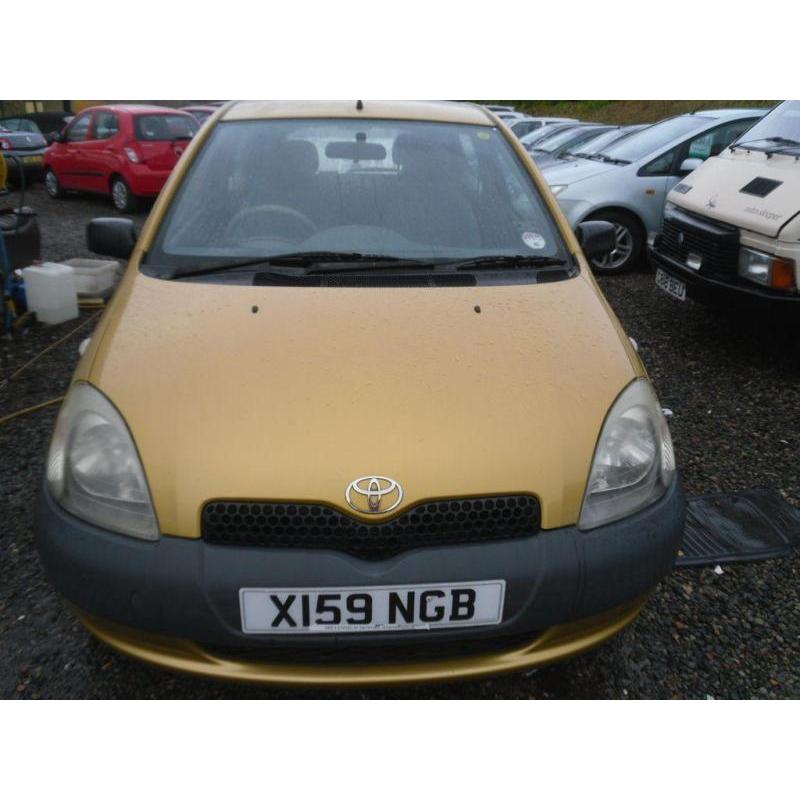 2000 TOYOTA YARIS 1.0 16v VVTi GS IDEAL STARTER VEHICLE